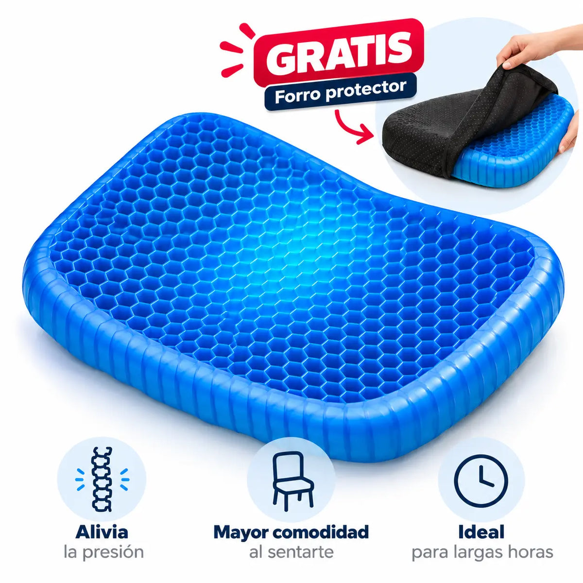 Cojín de gel ortopédico Premium