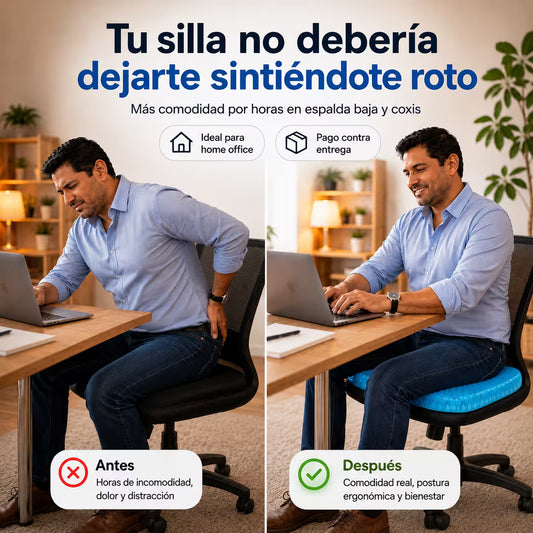 Cojín Ergonómico con Suspensión del Coxis