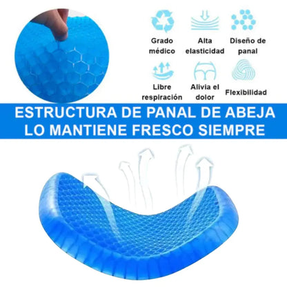 Cojín Ergonómico con Suspensión del Coxis